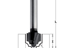 CMT CONTRACTOR PLUNGE OGEE BIT, 1/2" Dia, 1/2" Length of Cut, 3/32" Rad, 1/4" Shank
