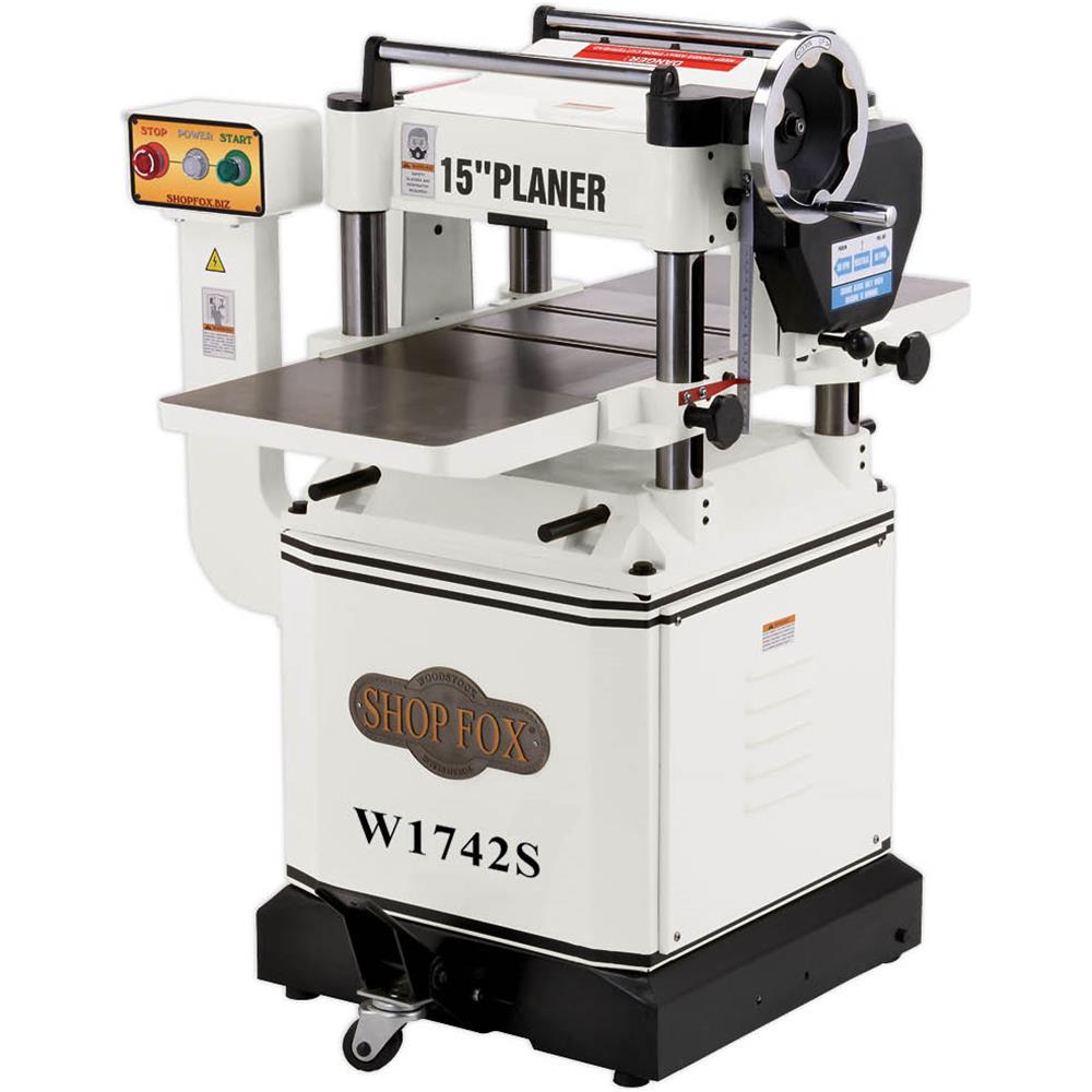 Shop Fox 3 HP 15 Helical Planer, Woodworking Machinery