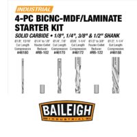 Baileigh MDF Laminate CNC Starter Kit
